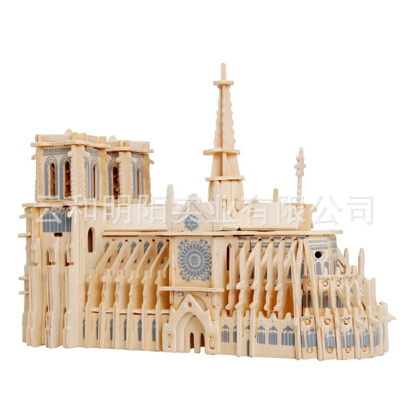 

Educational Toy 3D Architecture Model Wooden Toys Stall Hot Selling Toy Export