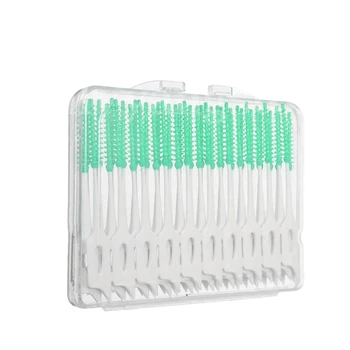 

New 40Pcs Soft Clean Between Interdental Floss Brushes Dental Oral Care Tool