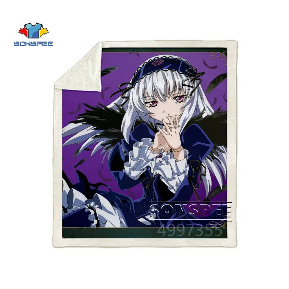 7 SONSPEE Rozen Maiden аниме Харадзюку для детей и взрослых 3d принт одеяло Теплый диван Стёганое одеяло покрывало для путешествий постельные принадлежности магазин при фабрике K128 - Цвет: 7