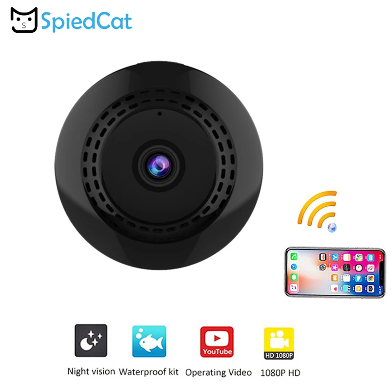 HD WiFi мини-камера с ночной версией DVR дистанционным управлением датчик движения