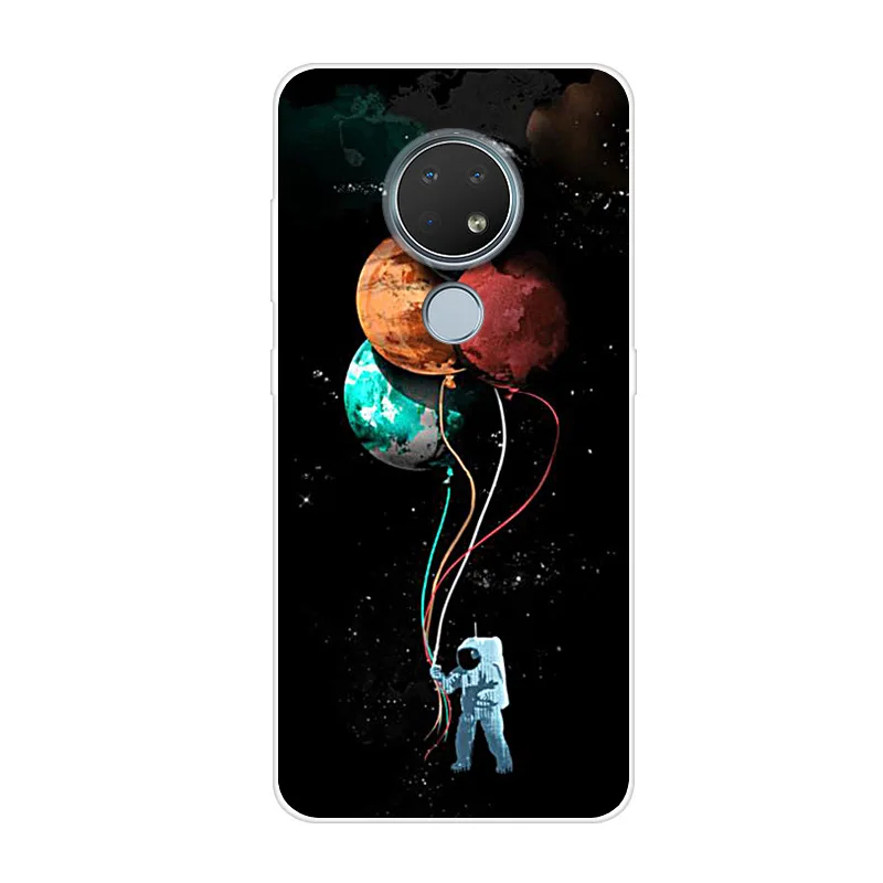Для Nokia 7,2 чехол силиконовый Печатный Мягкий чехол на заднюю панель телефона для Nokia 7,2 TA-1181 TA-1196 чехол Fundas TPU Couqe для Nokia7.2 Capas
