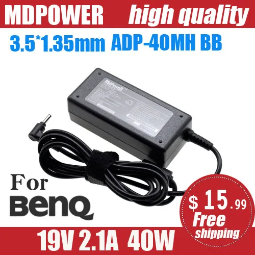 Адаптер переменного тока для ноутбука BENQ 19 в 3 5 а 40 Вт 1 35 * мм зарядное устройство