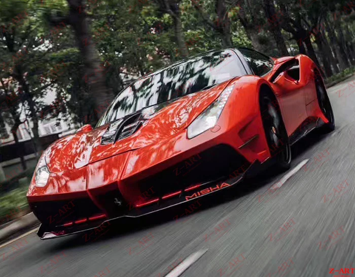 Z-ART модифицированный Комплект кузова для Ferrari 488- тюнинг тела комплект для Ferrari 488 GTB ремонт тела комплект аэродинамическая настройка Комплект