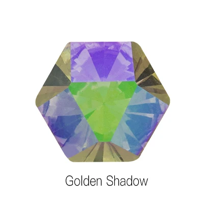 Ghost Light Радужные 10x10 мм шестигранные калейдоскопы Необычные Свободные Стразы для ногтей K9 стеклянные стразы кристалл одежда ремесла Ювелирные изделия бусины - Цвет: Ghost Light