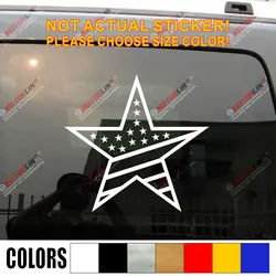 Флаг США Американский звезда этикета Стикеры автомобиля винил высечки без фона выберите размеры цвет