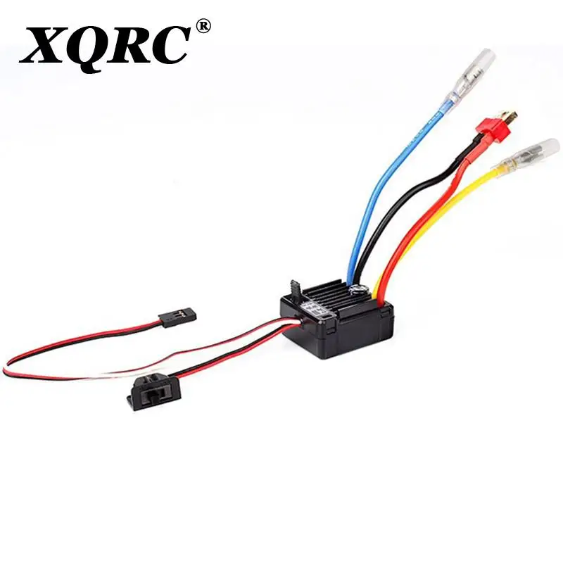 1060 Brushed ESC 60A 2-3S LiPo Waterproof Electric Speed Controller for RC 1/10th Touring Cars Buggies Trucks Rock Crawlers