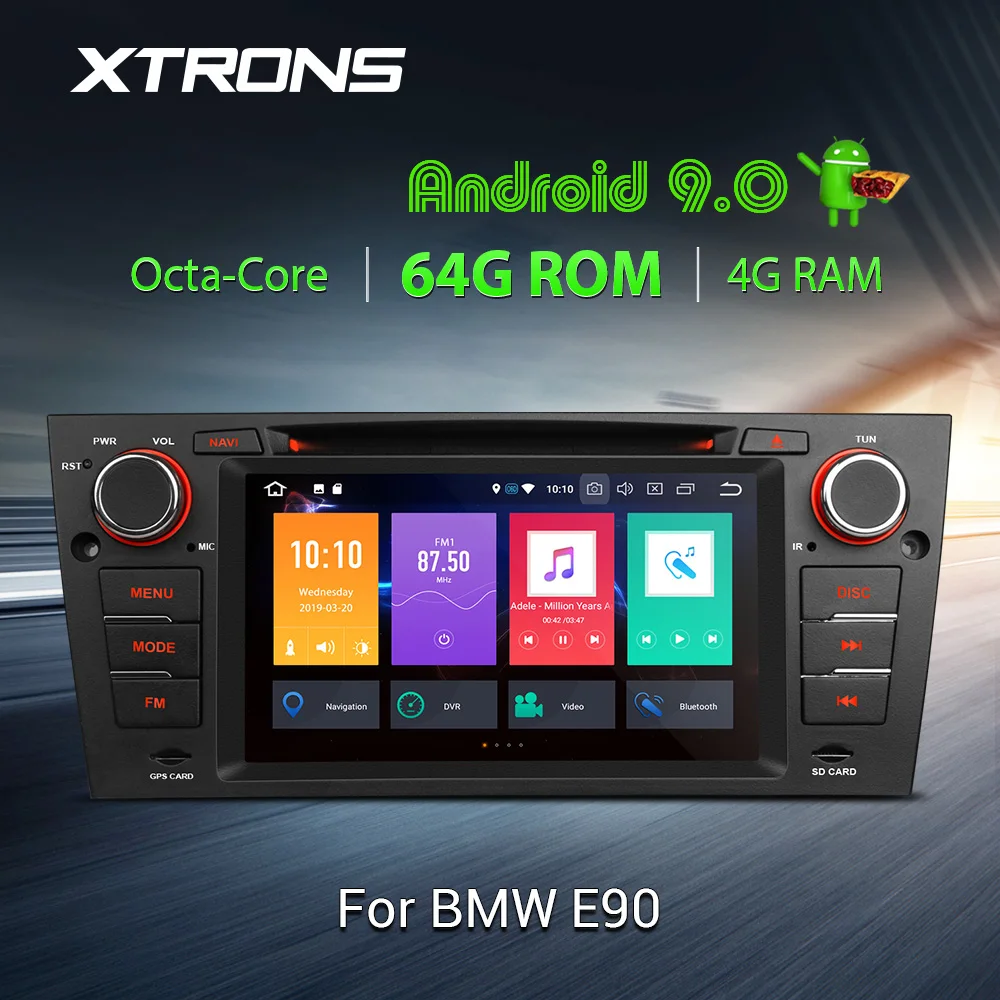 Автомобильный DVD-плеер XTRONS 7 дюймов Android 9 0 Восьмиядерный процессор 64 ГБ 4 Гб