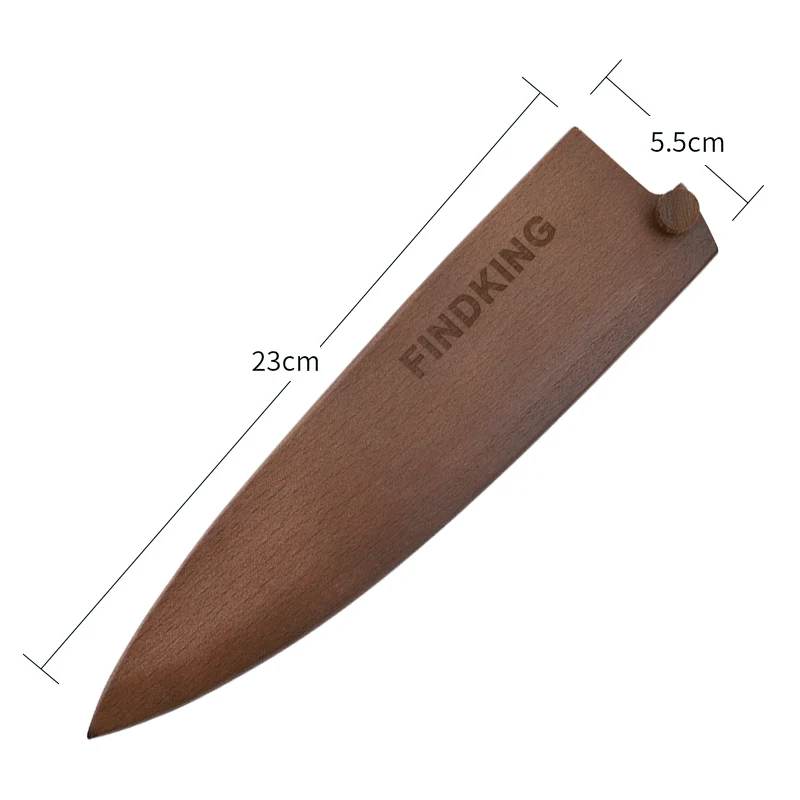 FINDKING лучший повар Ножи японский Кухня эбенового дерева ручка 8 дюймов VG10 ножи из дамасской стали 67 Слои Нержавеющая сталь гаджеты - Цвет: Wooden cover