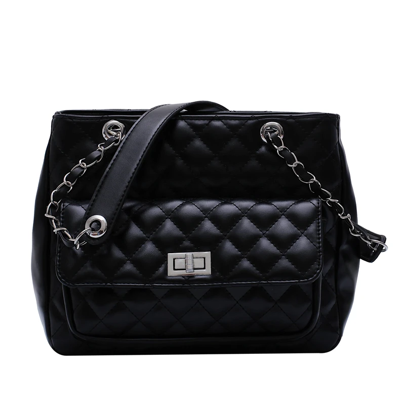 

Brand design multi-function ladies shoulder bag 2019 fashion handbag PU leather ladies fashion chain handbag
