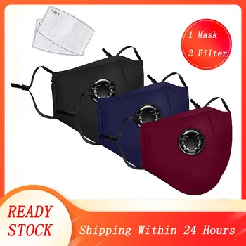 

Reusable PM2.5 Black mouth Mask mask activated Carbon fifter Windproof Mouth-muffle proof flu face masks care