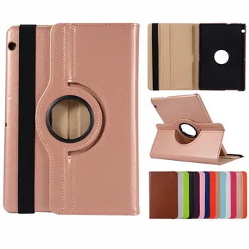 

Case For Huawei MediaPad T3 10 9.6inch AGS-L09-L03 W09 Leather Cover 360 Rotating Tablets for Honor Play Pad 2 9.6"Case