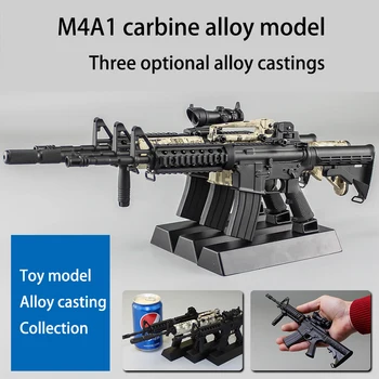 

Military Model Jedi Survival M4A1 Carbine Alloy Model Toy Assault Rifle Can Not Launch Parent-child Interactive Stitching Toy