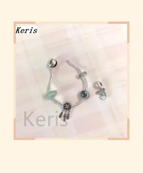

Keris Store High Quality 1:1 100% Silver Rainbow Girl Snake Bone Bracelet Gift Free Package