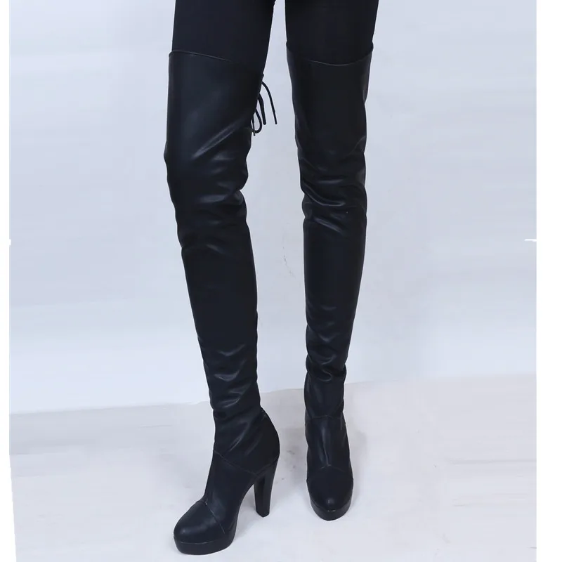 NieR: Automata YoRHa No.2 Type B Cosplay Shoes 2B Cosplay Boots Women Girl Halloween High Heels Shoes