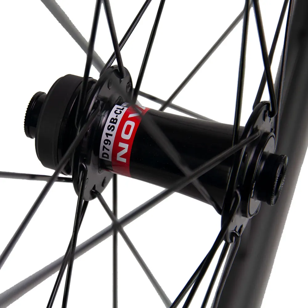 DIsc Brake Carbon Wheels 700c Road Bike Wheelset Center Lock Cyclocross Bicycle Wheel Thru Axle