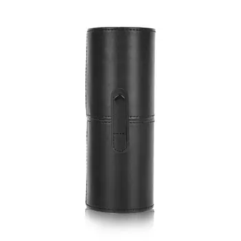 

2017 Retro Unisex Vintage Rolling Up Leather Pen Pencil Case Pouch Purse Bag Makeup New Empty Portable Makeup Box