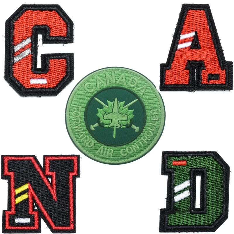 Канадский вперед воздушный контроллер вышитая нашивка тактический армейский