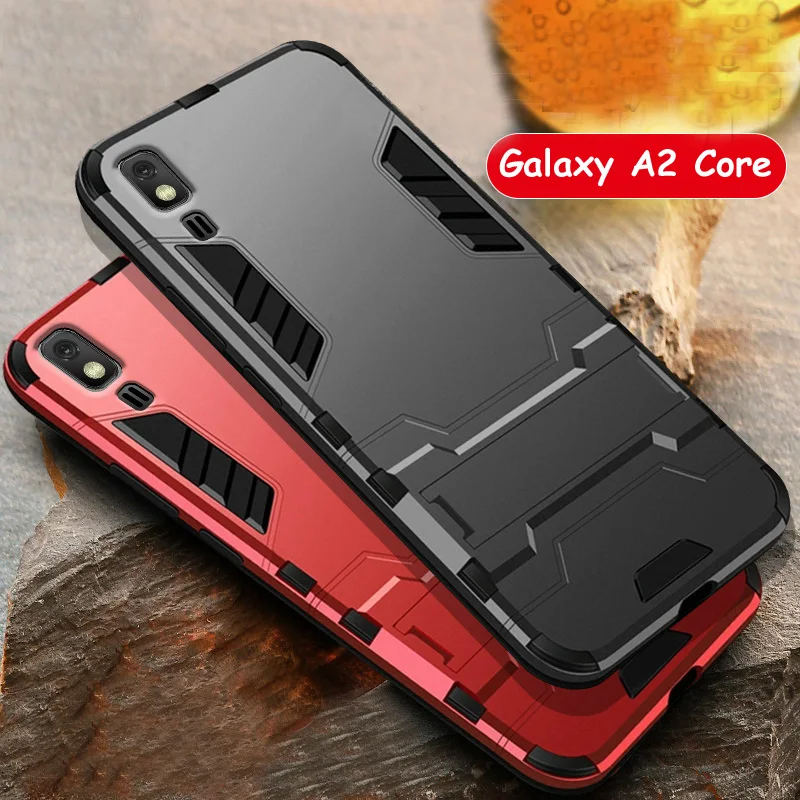 Для samsung Galaxy A2 Core SM A260F A260 чехол противоударный защитный Shookproof PC + силиконовый для