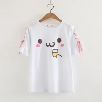 

2020 O-Neck Casual Summer Print Women Tshirt Cotton T Shirt For Lady T-shirt For Girls T-Shirt Cotton