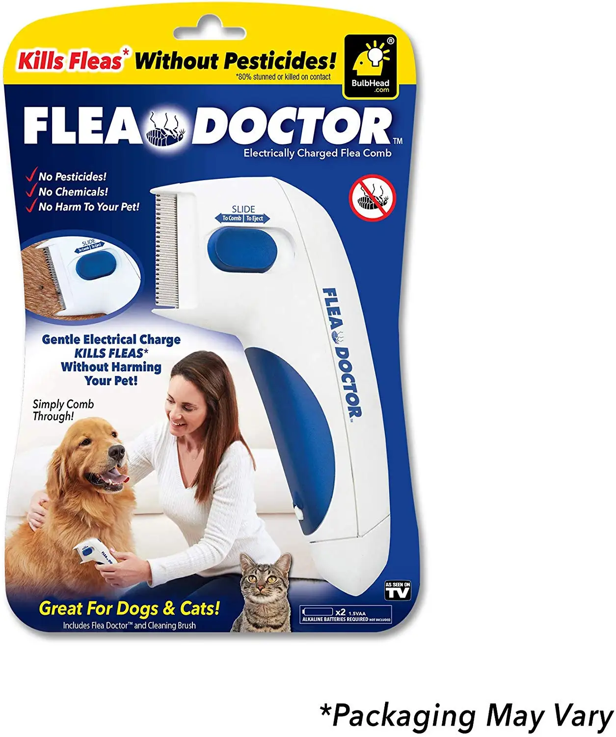 

10pcs/lot Hot Sale Electric Terminator Brush Anti Removal Kill Lice Cleaner Electric Head Pet Fleas Electronic Lice Comb for Dog
