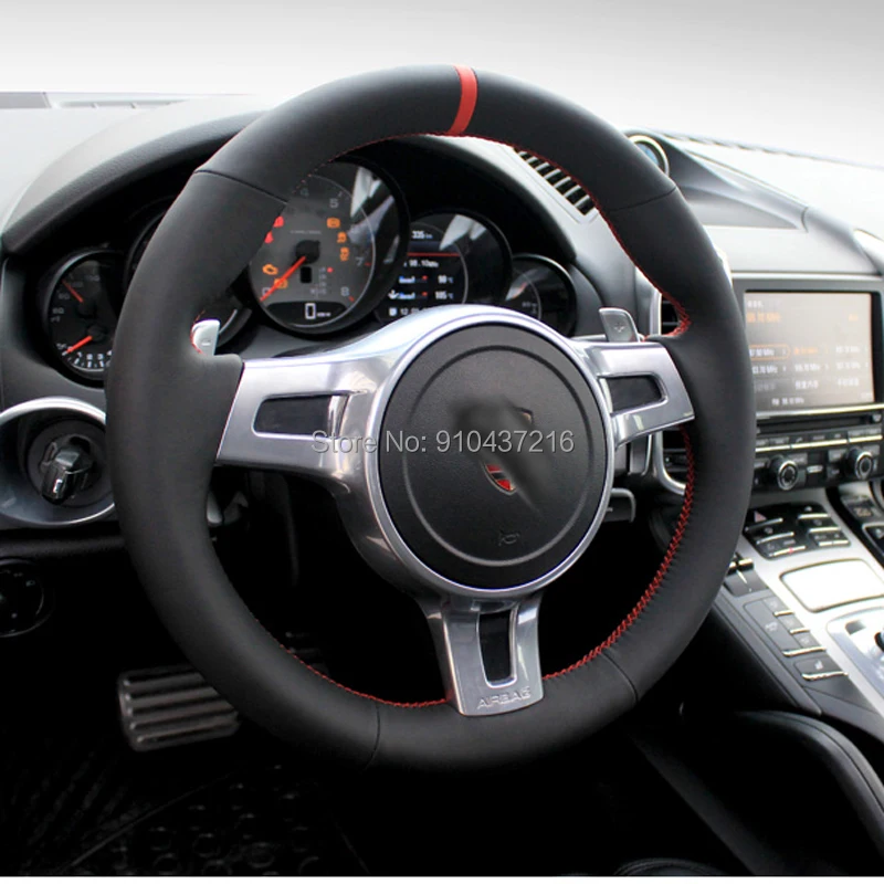 For Porsche Cayenne 2013 Multicolor Suede Leather Steering Wheel Red Marker&Stitch Wrap Cover
For Porsche Cayenne 2013 Multicolor Suede Leather Steering Wheel Red Marker&Stitch Wrap Cover