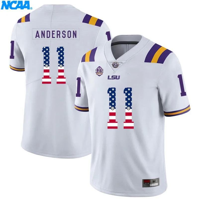 Новое поступление высокое качество майки ди Anderson#11 колледж футболка ограниченной серии Майки S-XXXL - Цвет: 3