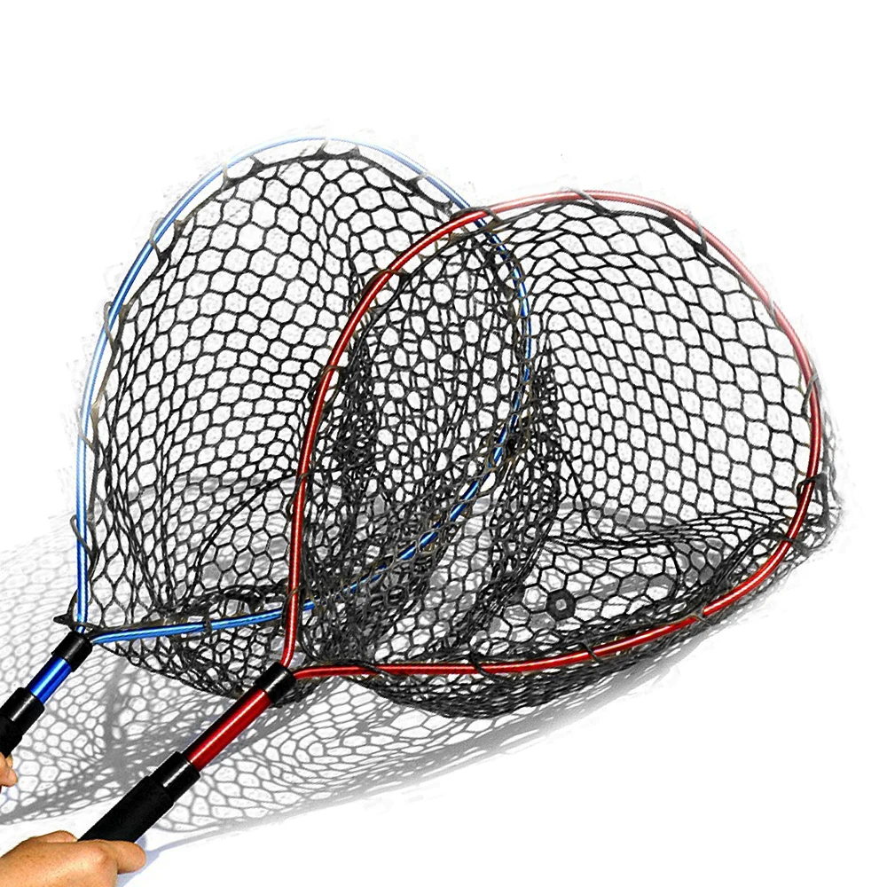 

Fishing Net with Fishing Lanyard Fish Landing Net with Telescopic Handle for Fish Catching Releasing Hand Net with The Magnet