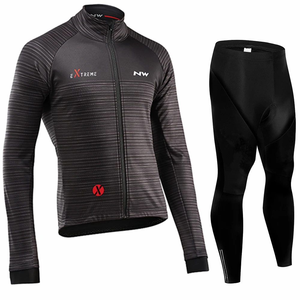 Pic Color Northwave Pro Team Зимняя одежда для велоспорта дышащая Ropa Ciclismo Одежда с длинным рукавом для горного велосипеда одежда для спорта на открытом воздухе - Цвет: Pic Color