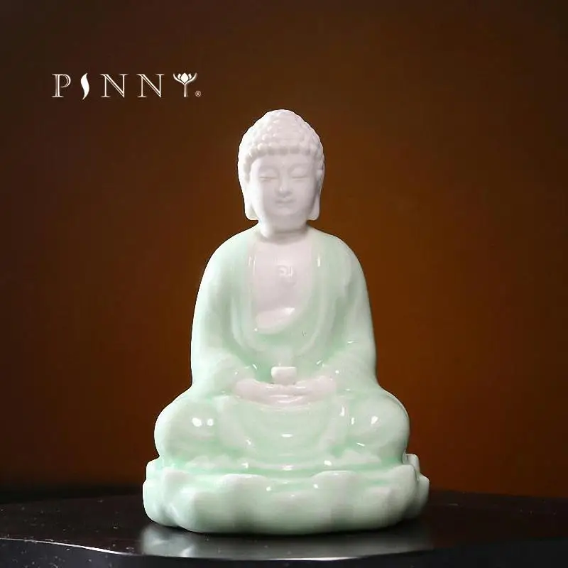 

PINNY Ceramic Buddha Ornaments Buddhas Decoration Statue Decoracion Hindu Home Decoration Accessories
