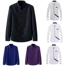 Весенние деловые рубашки для мужчин размера плюс, рубашки с длинным рукавом, рубашки с отложным воротником, приталенные мужские рубашки, мужские топы