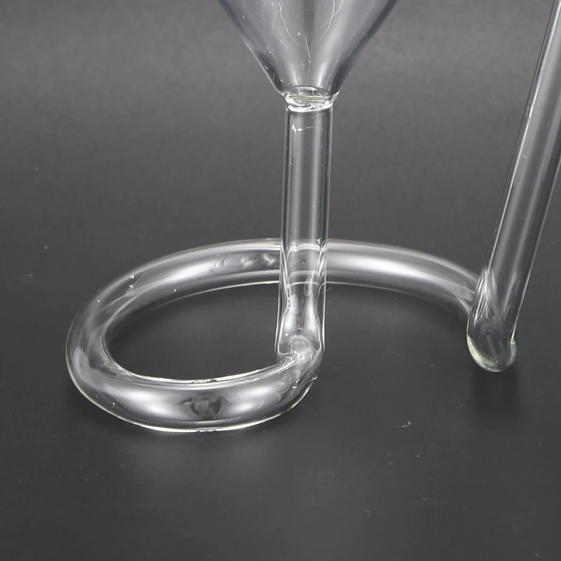 Creative Screw Spiral Straw Molecular Cocktail Glass Bar Party Wine Glass Martini Champagne Glass Wine Glass Charm