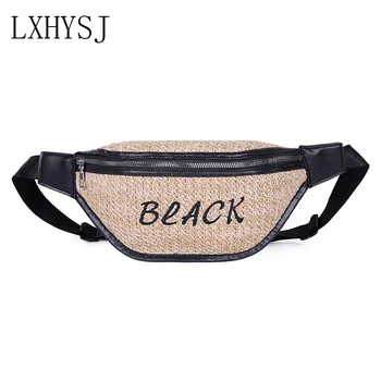 

New Weave Waist Bag Women Fanny pack Luxury Large capacity Chest Bags Multifunction Female Belt Bag Leisure Waist Pack Purse