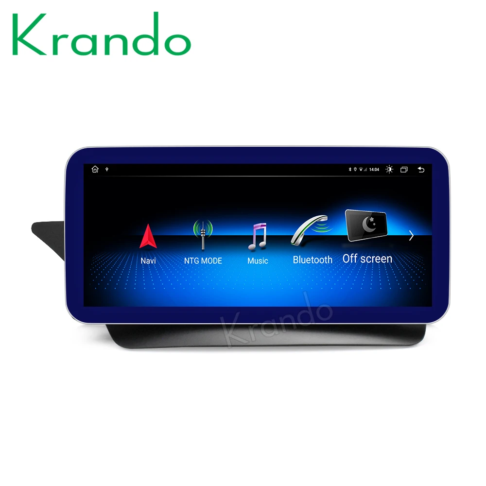 Krando Android 10.0 4G 128G 10.25'' Car Radio For Mercedes Benz E Class  E200 E230 E260 W212 2009-2016 NTG 4.0 4.5 5.0 Carplay