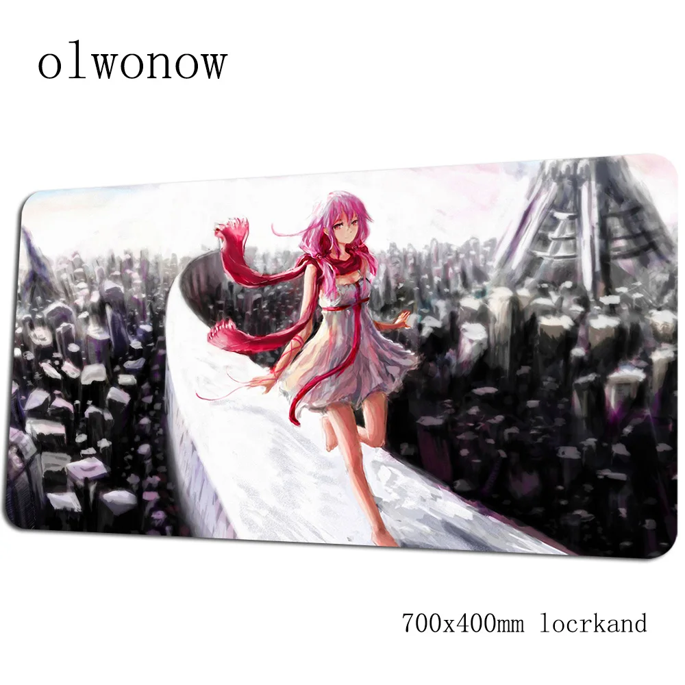 Guilty Crown Коврик Для Мыши Компьютерный коврик с блокировкой края 70x40 см игровой коврик для мыши большой толстый коврик для мыши Клавиатура игры ПК геймер стол