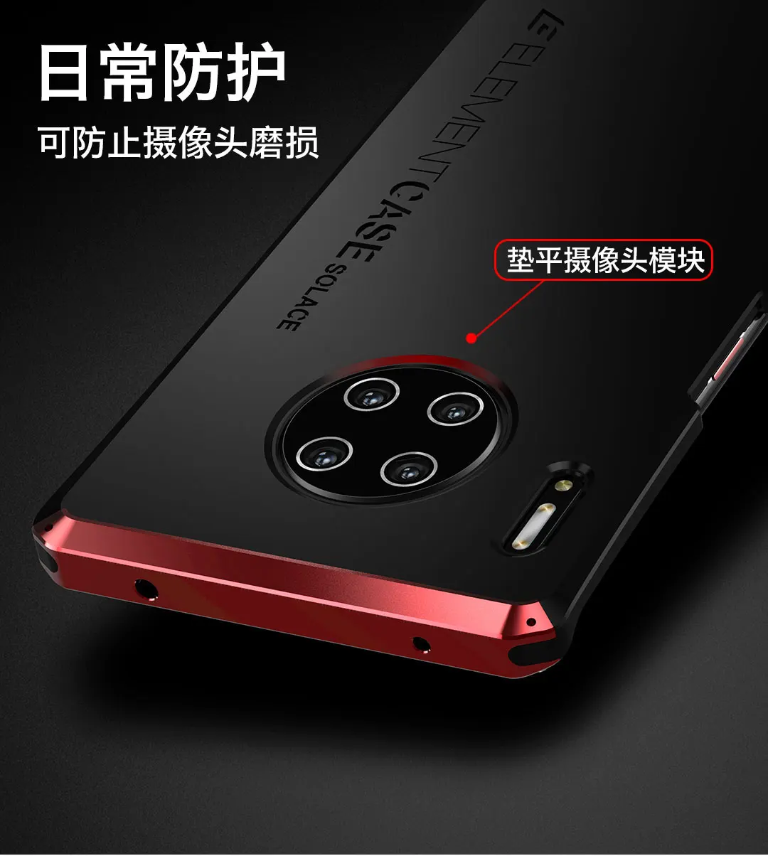Чехол LONGNEWS для huawei mate 30 Pro, металлическая алюминиевая рамка, PC чехол s для huawei mate 30, чехол, скраб для телефона, защитное стекло