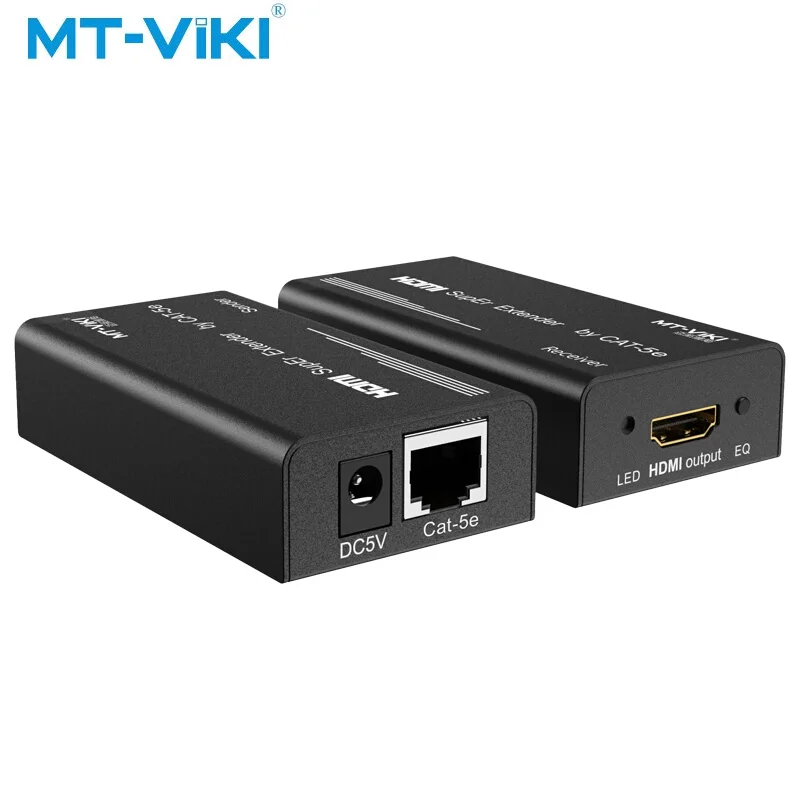 

MT-VIKI HDMI Extender RJ45 HDMI Signal amplifier HD1080P Video Kabel Übertragung CAT6ECable extension 40m MT-ED04