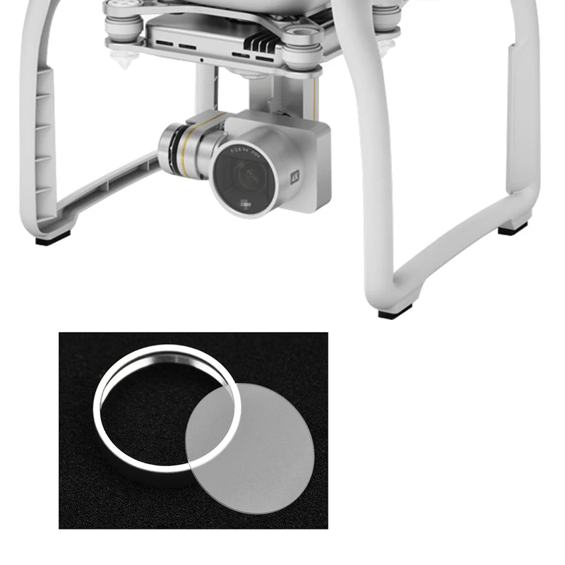 1Pcs Original Gimbal Camera UV Lens Ring and Glass For DJI Phantom 4 Pro Drone 