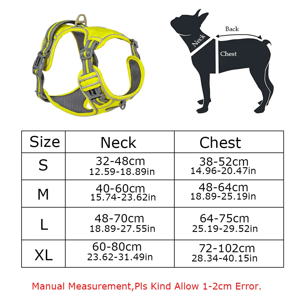 Ошейник для больших и средних собак Светоотражающий ошейник из нейлона со
