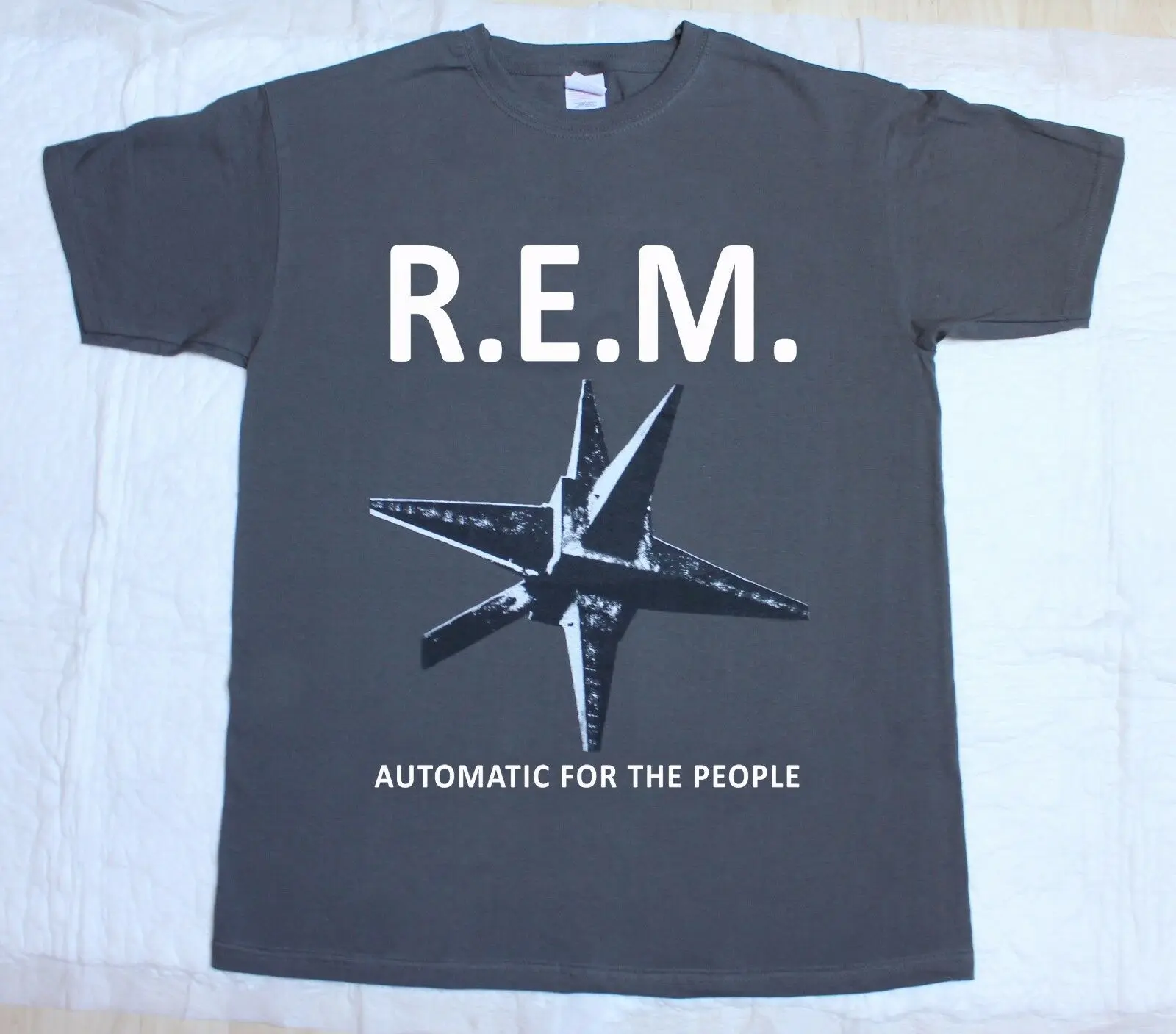 

R.E.M. REM AUTOMATIC FOR THE PEOPLE 92 ALTERNATIVE ROCK NEW T-SHIRT