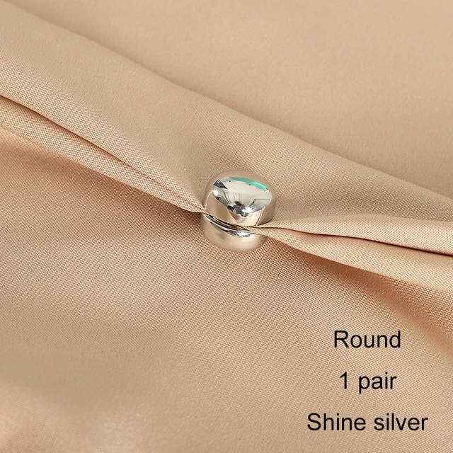 Hijab Magnets No-snage Strong Metal Plating Safety Pins Brooches for Women Scarf Muslim Arab Shawl Islamic Accessories as picture