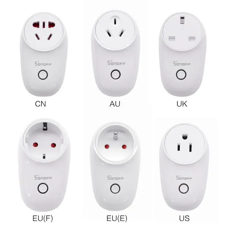 

Sonoff S26 WiFi Smart Socket US/UK/EU Wireless Plug Sockets Smart Home APP control Switch Work With Alexa Google home IFTTT