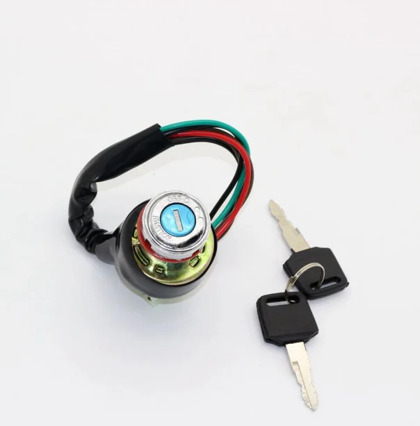 6 провода ключ зажигания цилиндр замка зажигания для мотоцикла модификации 150cc 200cc 250cc