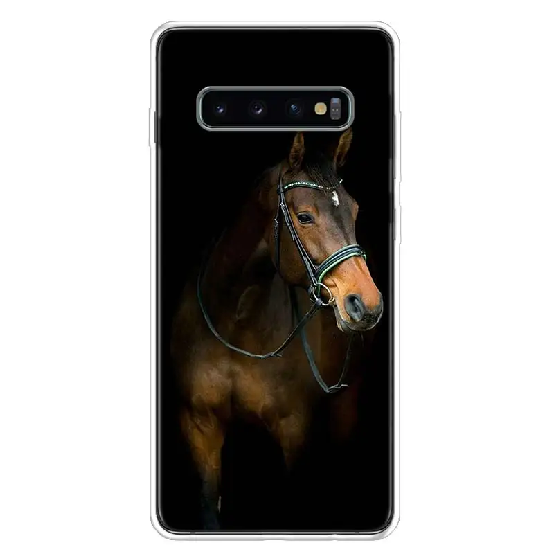 TW144-8 Horse чехол с изображением животного чехол для телефона для samsung Galaxy S10+ Note 10 9 8 S9 S8 J4 J6 J8 плюс S7 S6 корпус под плетенную сумку - Цвет: TW144-8