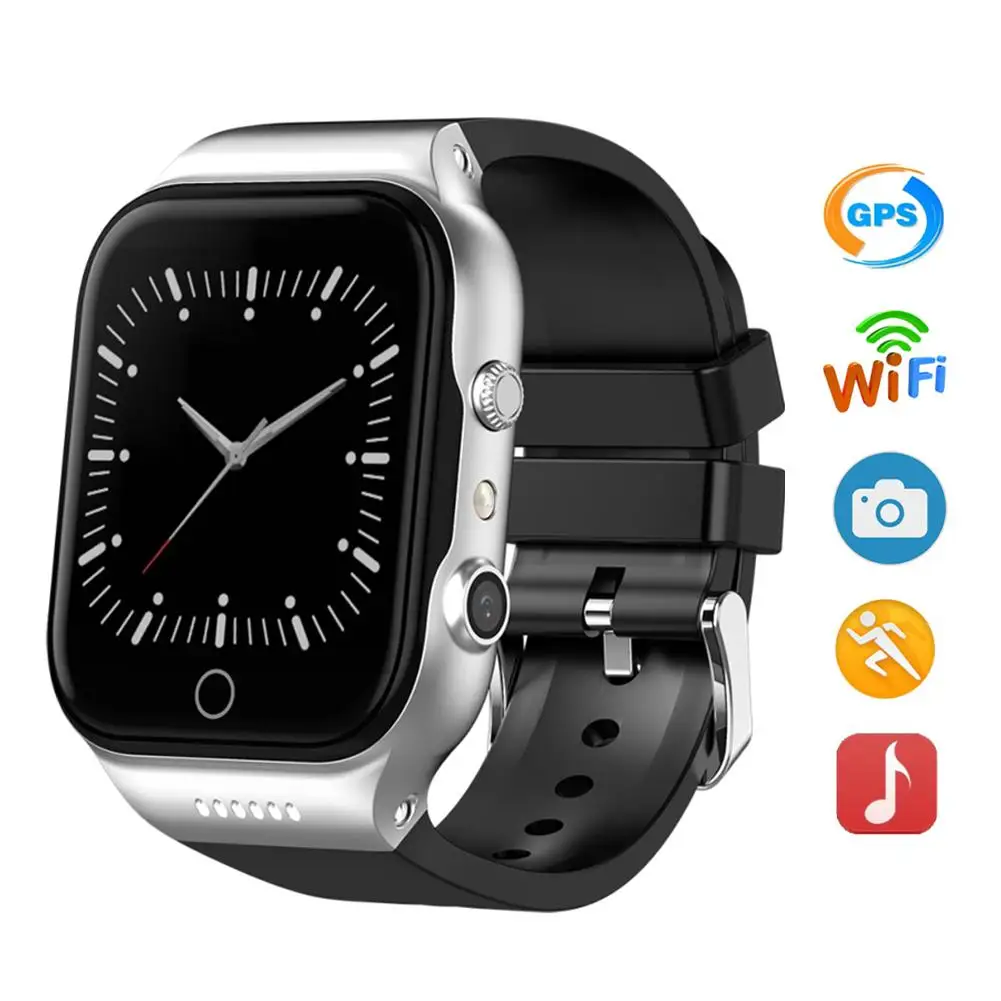 X89 8G Sport Fitness Camera GPS 3G SIM WiFi BT Smart Watch Phone for Android Sport Fitness Camera GPS 3G SIM