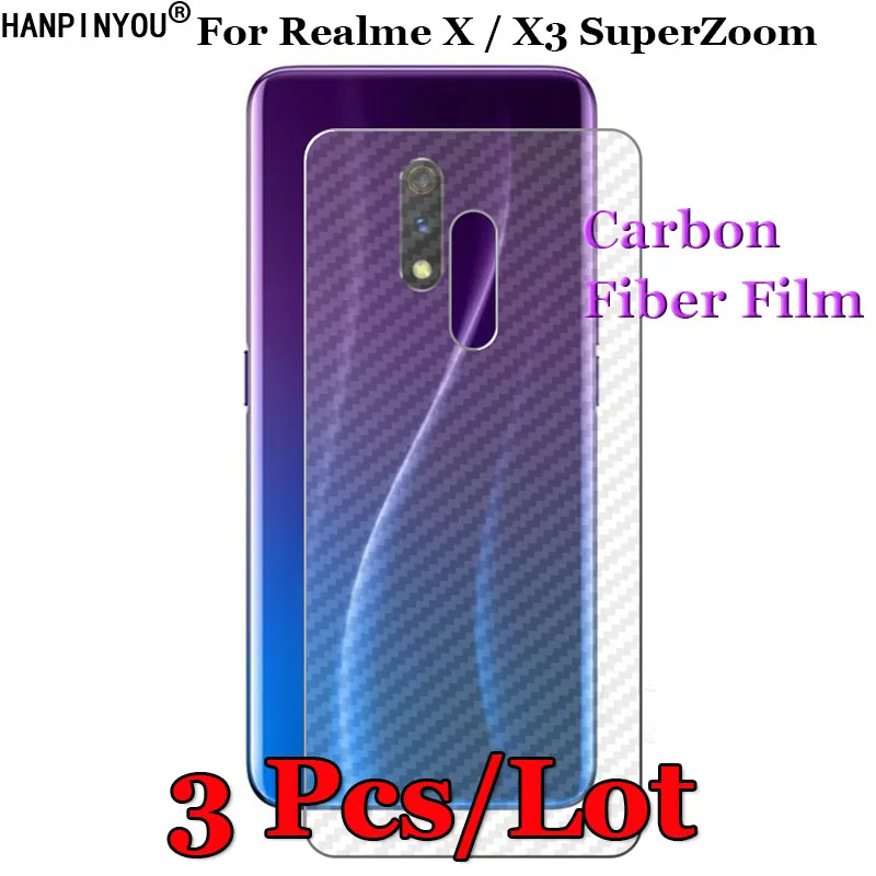 3 шт./лот защитная пленка для экрана Realme X / X3 SuperZoom 3D нескользящая прозрачная