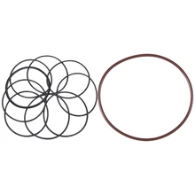 

11 PCS Metric O Rings Black Nitrile Rubber Thickness Oil Seals 100 Mm X 94 Mm X 3 Mm Black & Coffee