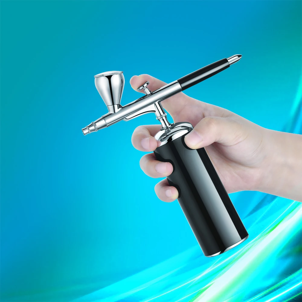 

Spray Airbrush Set Professional Facial Makeup Air Brush Gun Kit USB Rechargeable Pen For Skin SPA Art Nail Manicure Home Diy