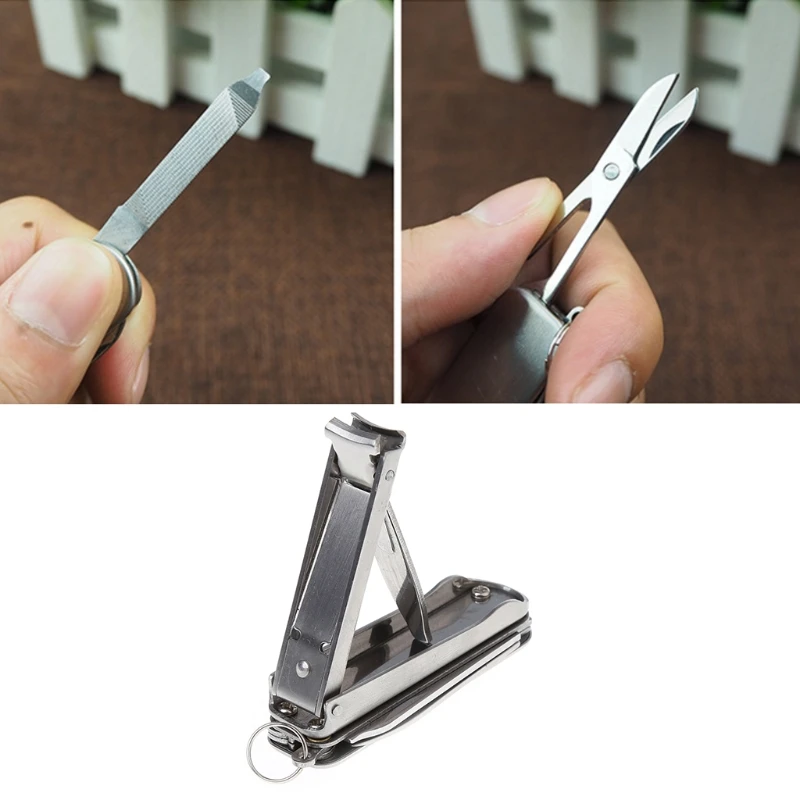 

Multi-Functional Folding Stainless Steel Nail Clippers Manicure Outdoor Tools