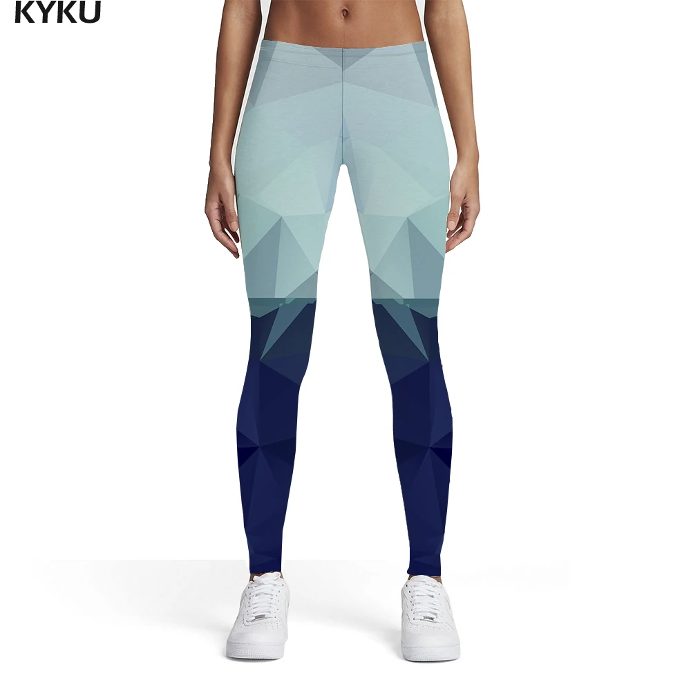 amazon leggings KYKU Cube Leggings Women Geometry Elastic Green Trousers Novel Sexy Womens Leggings Pants Jeggings Slim Skinny Pencil fabletics leggings