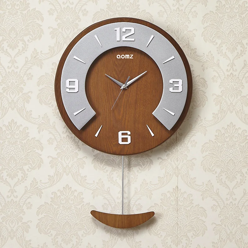 Modern Large Wall Clock Nordic Design Silent Vintage Watch Living Room Pendulum Relojes De Pared Home Decor DD55 | Дом и сад